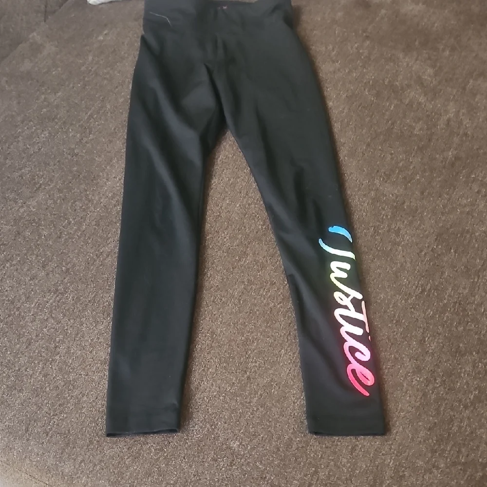 Justice Black Leggings for Kids